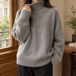 Oversized Roll Neck Jumper