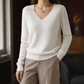 Soft Knit V-Neck Jumper
