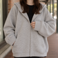 Easy Oversized Zip-Front Hoodie