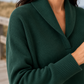 Fine Knit Shawl Collar Jumper, Softly Draped