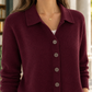 Collared Soft Knit Cardigan