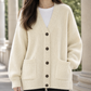 Cotton-Blend Ribbed Cardigan