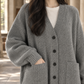 Oversized Ribbed Cardigan