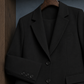 Blazer Polyester Tailored with Two-Button Front and Three Pockets