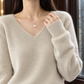 Pure Wool V-Neck Jumper