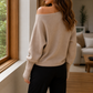 Asymmetric Soft Knit Jumper