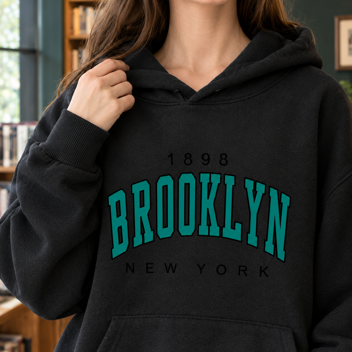 Brooklyn Graphic Pullover Hoodie