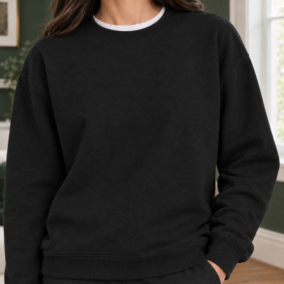 Cotton-Blend Sweatshirt