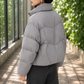 Puffer Jacket Duck Down Oversized Short with Two-Way Zip