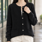 Cardigan with Curved Patch Pockets
