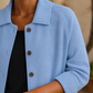 Collared Loose Straight Cardigan