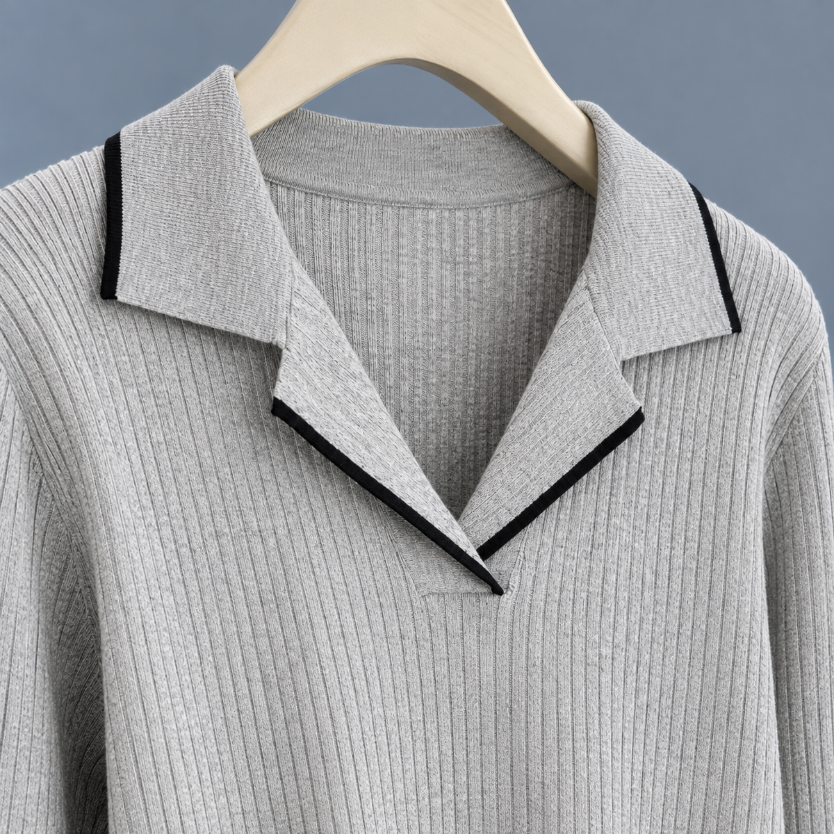 Contrast Collar Jumper