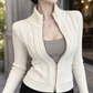 Fitted Cable Knit Cardigan
