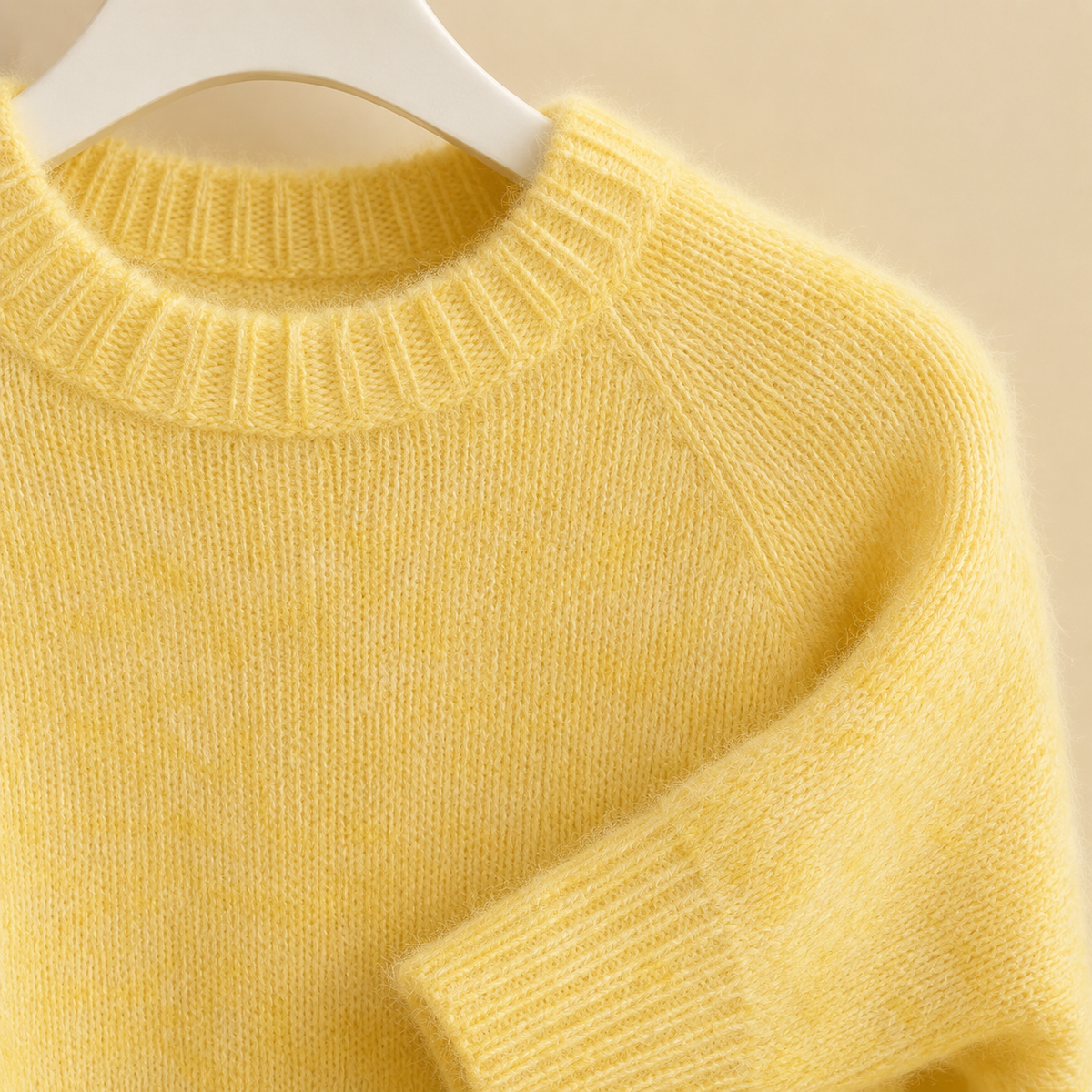 Brushed Soft Knit Jumper, Hazy Surface
