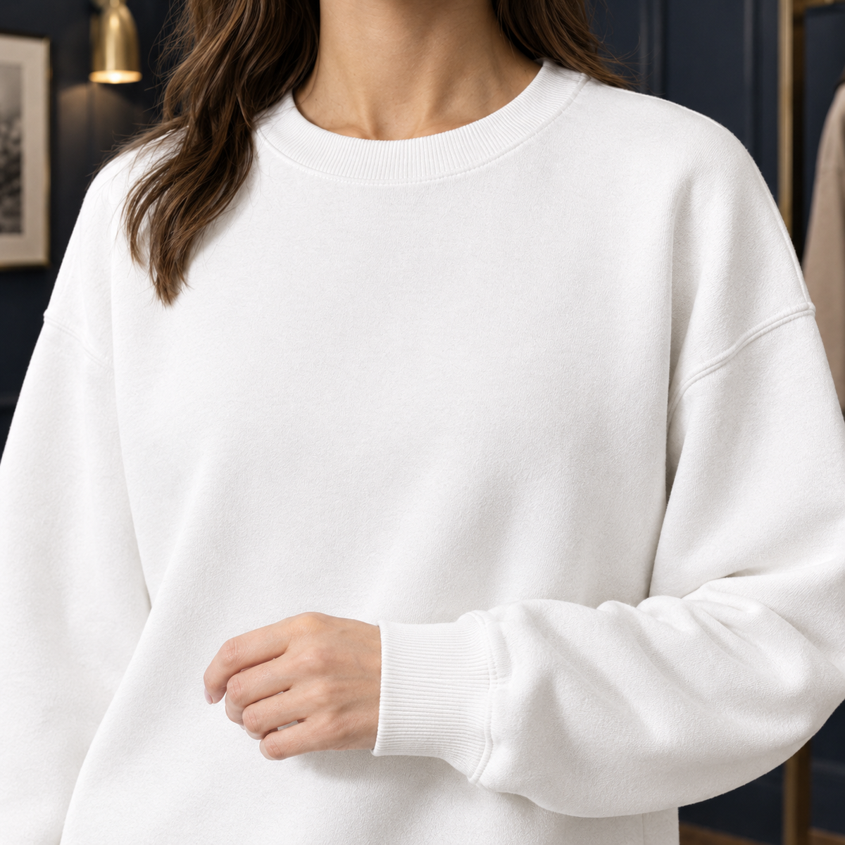 Relaxed Crew Neck Jumper