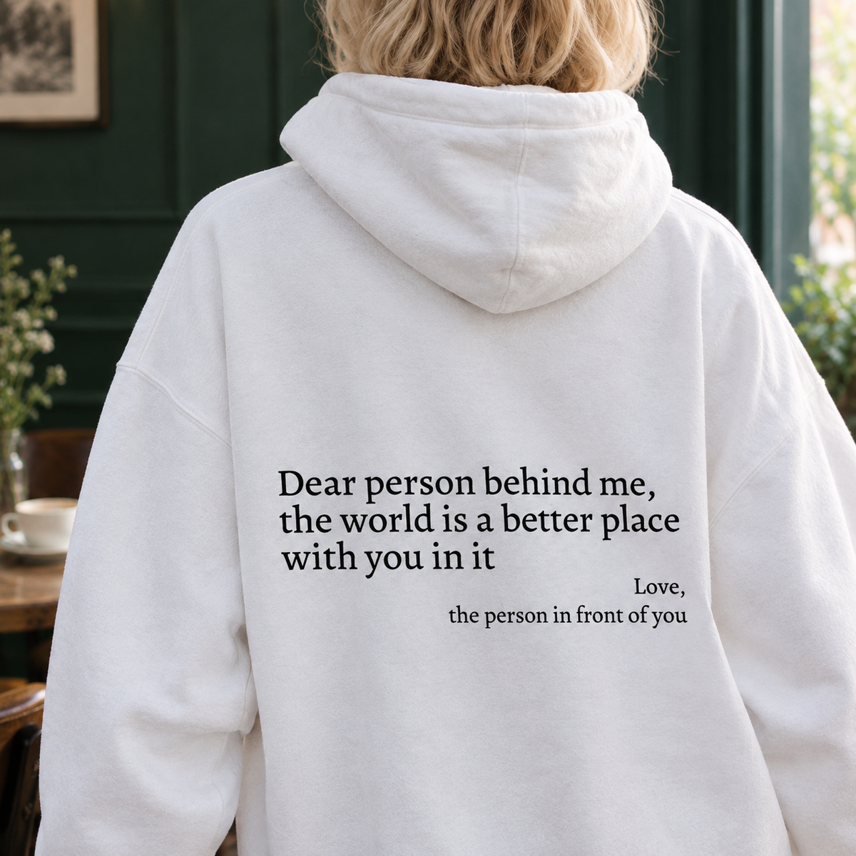 Message Back Hoodie