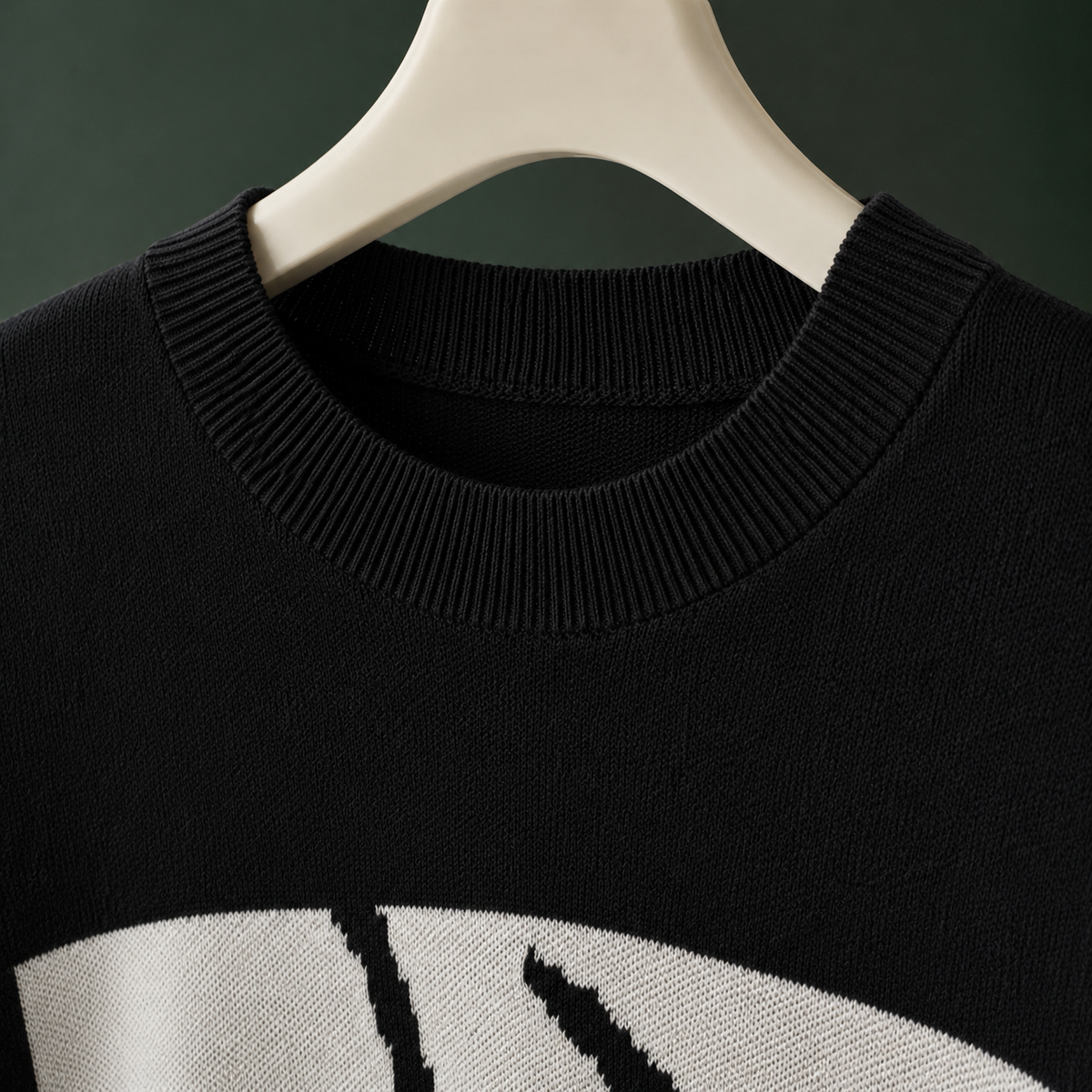 Cashmere-Feel Lightweight Statement Jumper