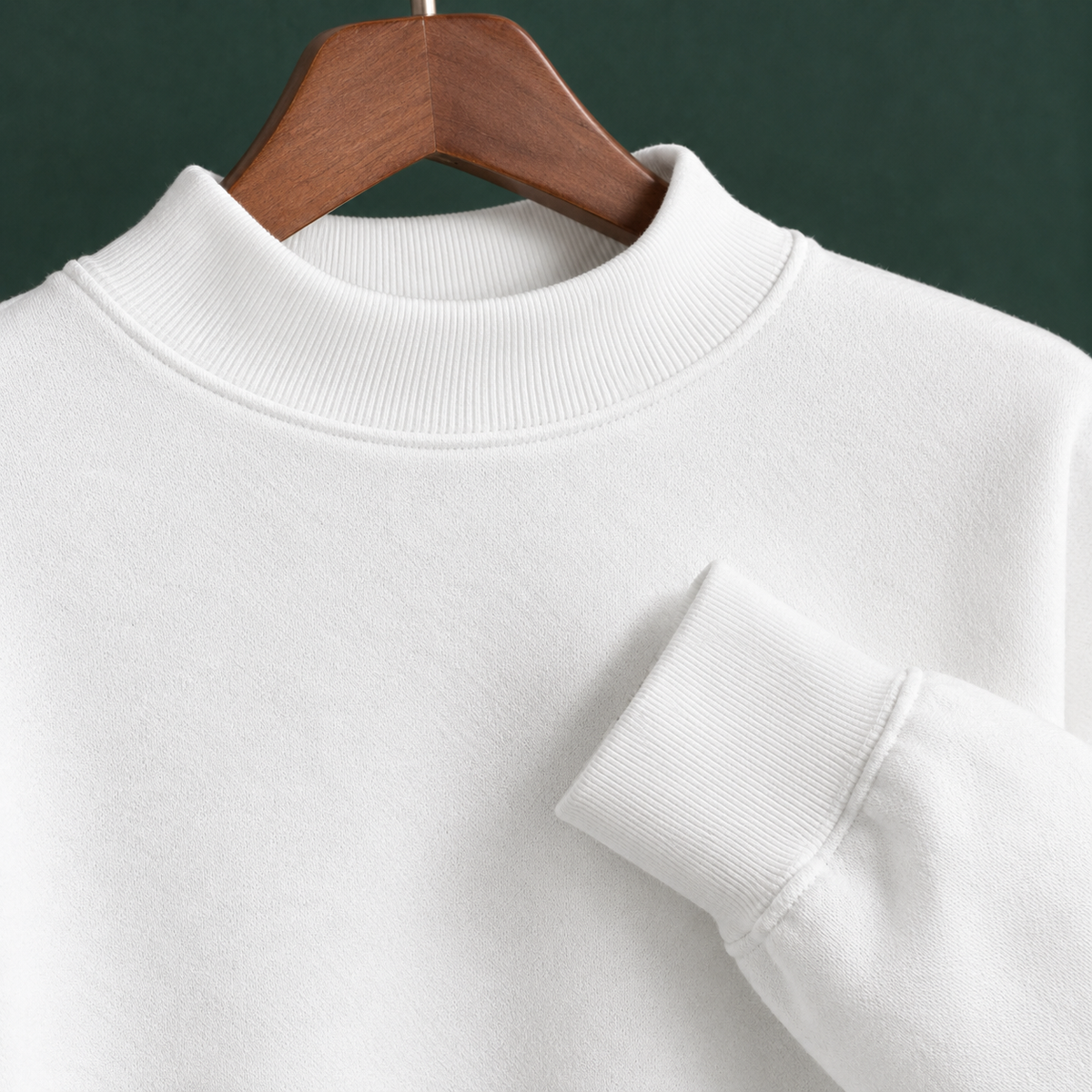 Relaxed Mock Neck Jumper