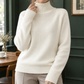 Ribbed Roll Neck Jumper with Tall Collar