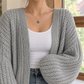 Chunky Cardigan with Balloon Sleeves