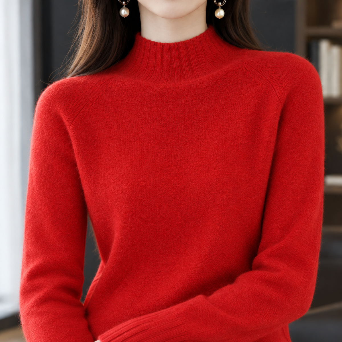 Cashmere-Feel Relaxed Jumper