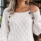 Square Neck Loose Knit Jumper