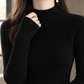 Cashmere-Feel Fine Rib Close-Fit Jumper