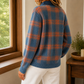 Plaid Knit Cardigan