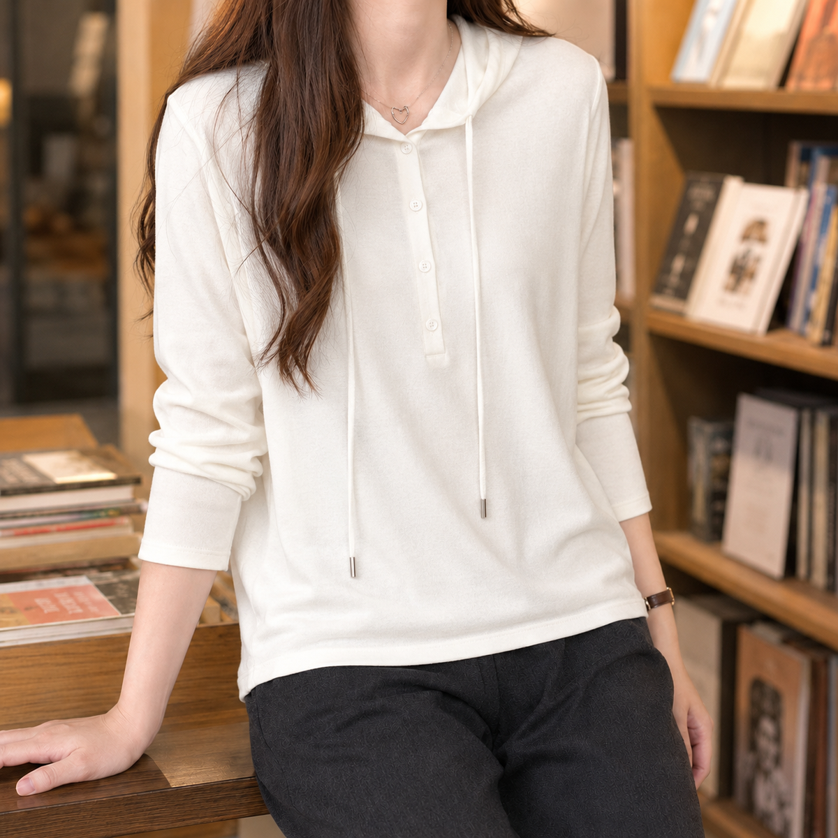 Merino Knit Hoodie