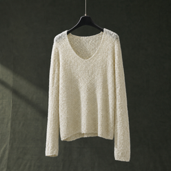 Open Knit Wool-Blend Jumper
