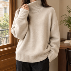 Oversized Roll Neck Jumper