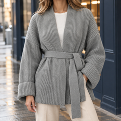 Belted Wrap Cardigan