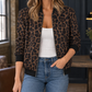 Bomber Jacket Polyester Glossy Metallic with Zip Front and Ribbed Trim