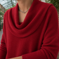 Cowl Neck Jumper with Dropped Shoulders