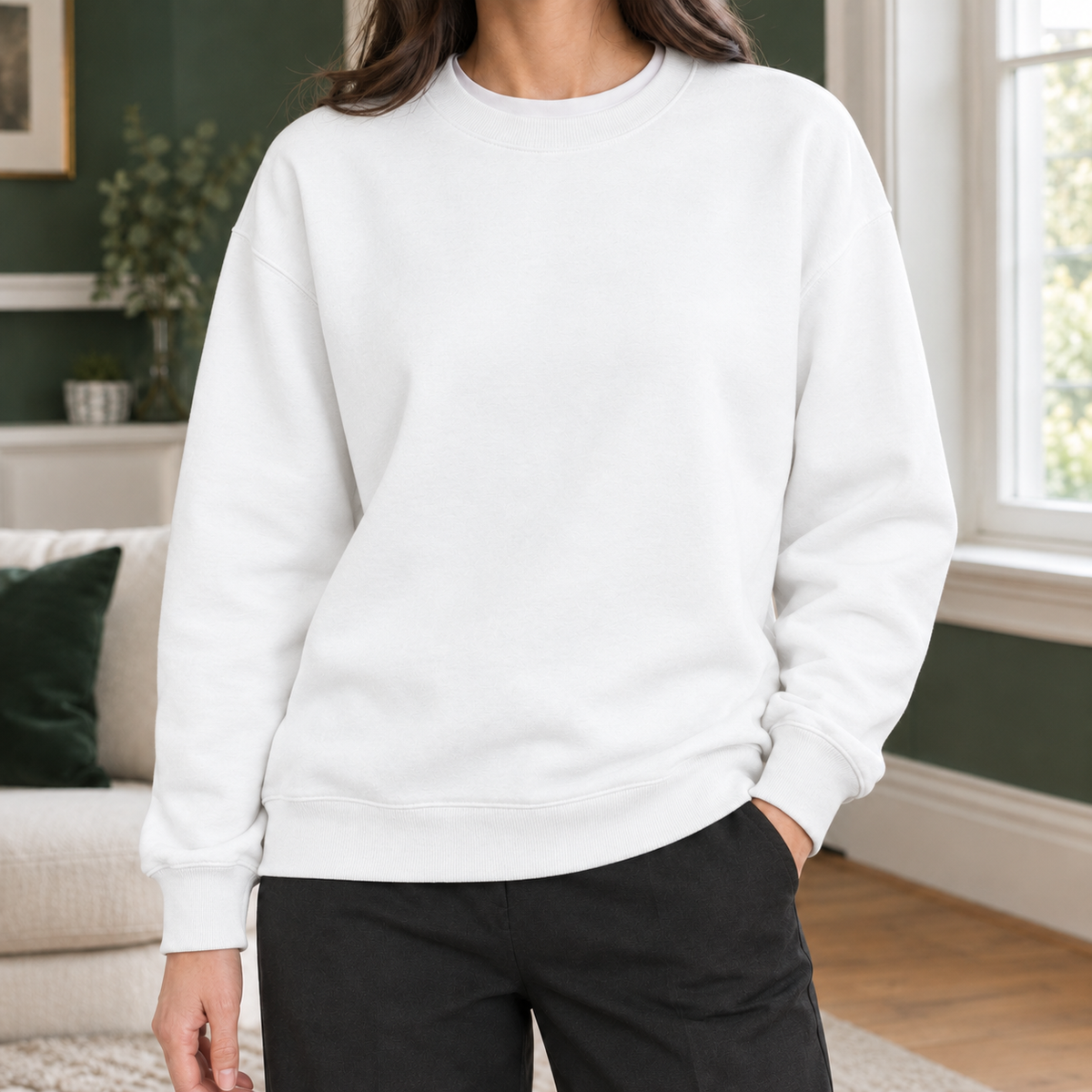 Cotton-Blend Sweatshirt