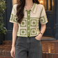 Geometric Crochet Cardigan