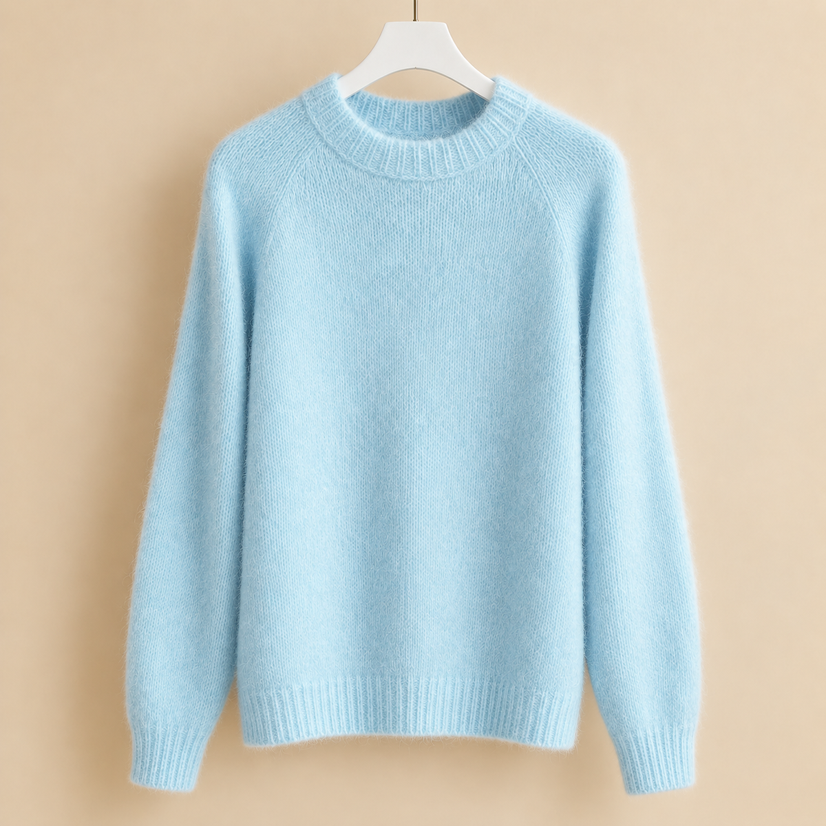 Brushed Soft Knit Jumper, Hazy Surface