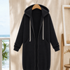 Longline Zip Hoodie