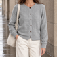 Textured Button Cardigan, Regular Fit