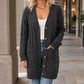 Cable Knit V-Neck Cardigan
