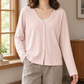 Lightweight Button-Front Cardigan