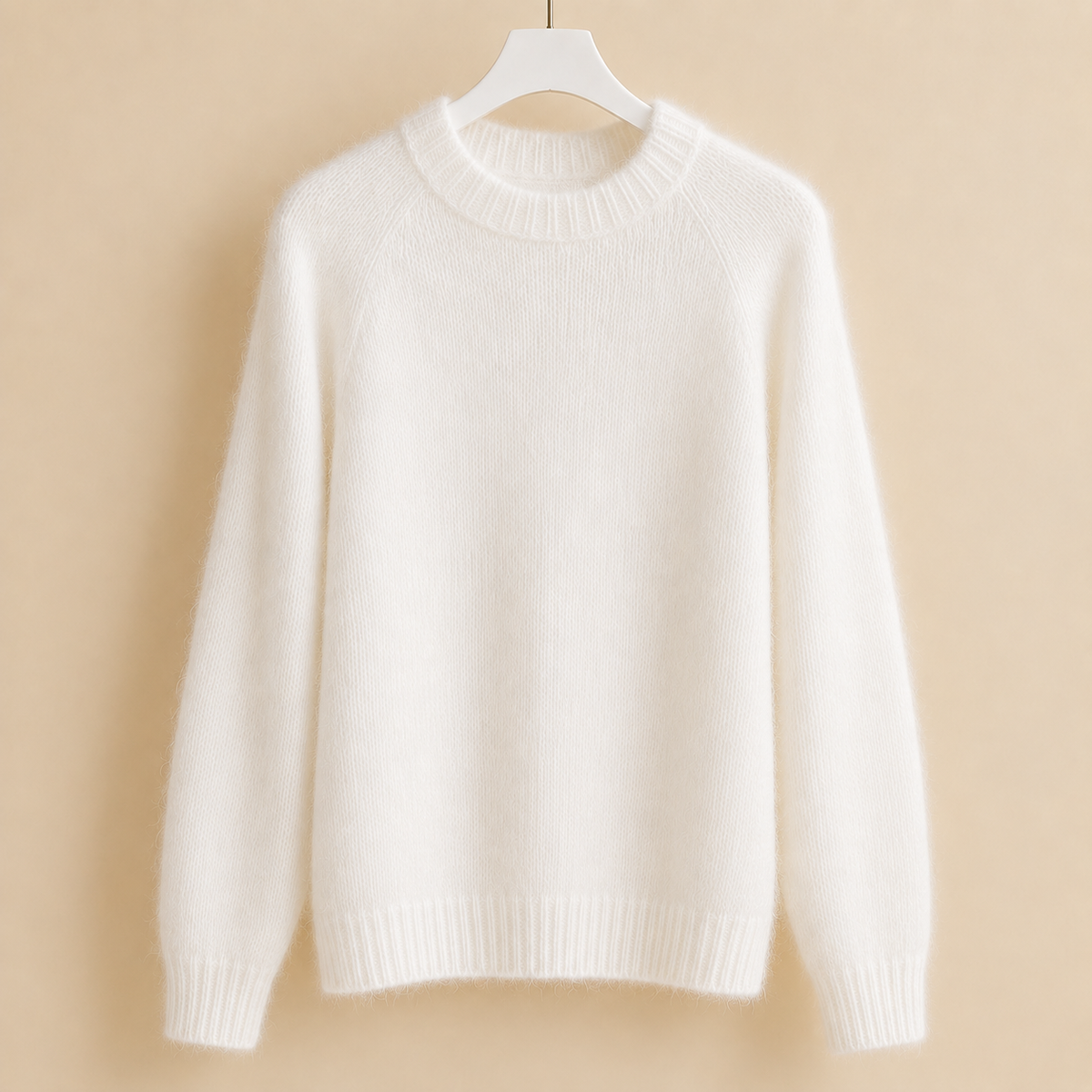 Brushed Soft Knit Jumper, Hazy Surface