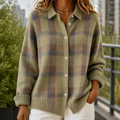 Plaid Knit Jumper