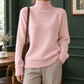 Ribbed Roll Neck Jumper with Tall Collar