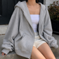Oversized Zip Hoodie