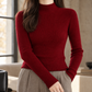 Cashmere-Feel Fine Rib Close-Fit Jumper