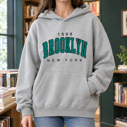 Brooklyn Graphic Pullover Hoodie