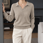 Ribbed Polo Collar Jumper