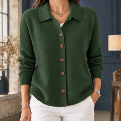 Relaxed Wool Cardigan