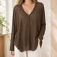 Cotton-Blend Draped Cardigan